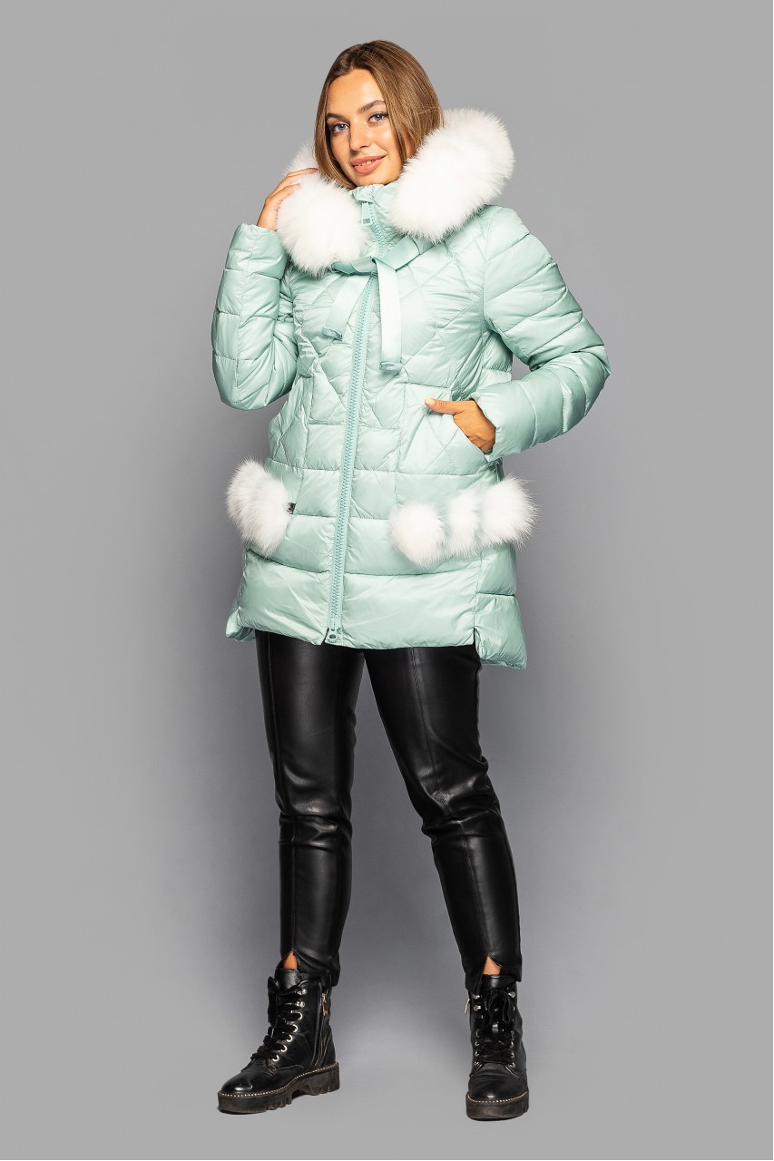 

Куртка CLASNA CW18D502CP L мятного цвета 4397