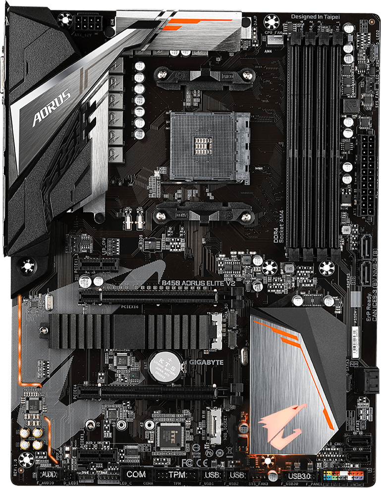 

Материнская плата Gigabyte B450 Aorus Elite V2 (sAM4, AMD B450, PCI-Ex16)