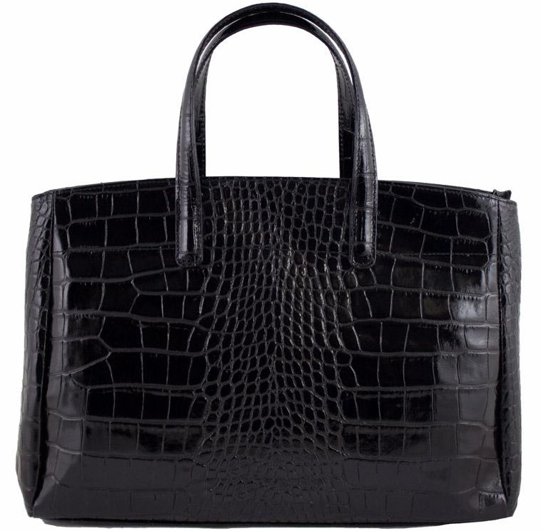 

Женская кожаная сумка Italian bags DB8864 black