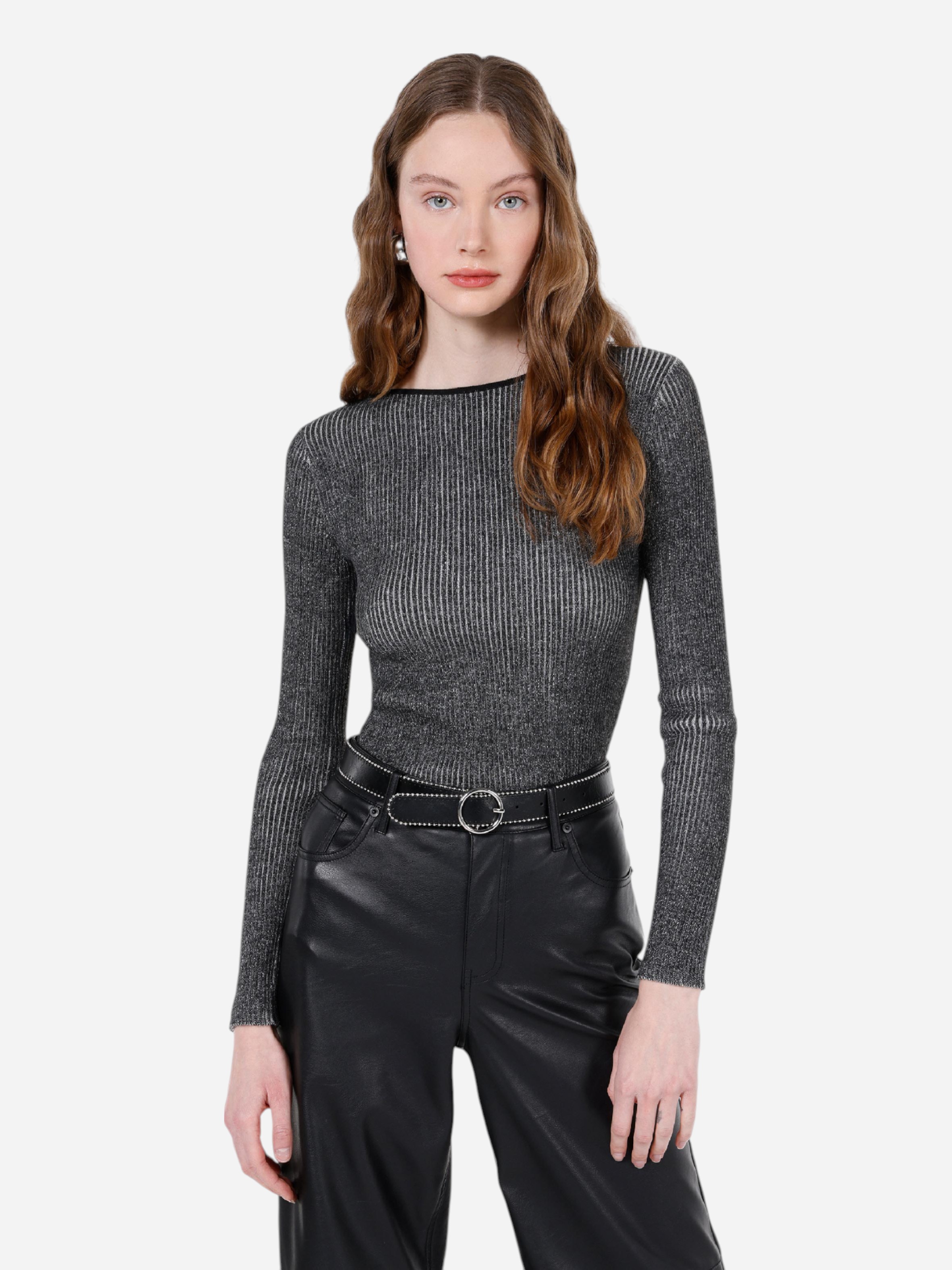 Акція на Джемпер жіночий Colin's CL1072533BLK M Black від Rozetka