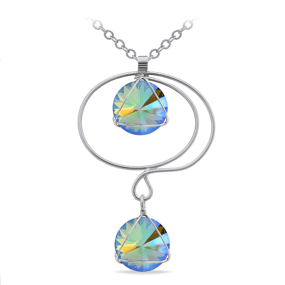 

Кулон c цепочкой KOBI GVEN со Swarovski модели 7730-1283-51-32