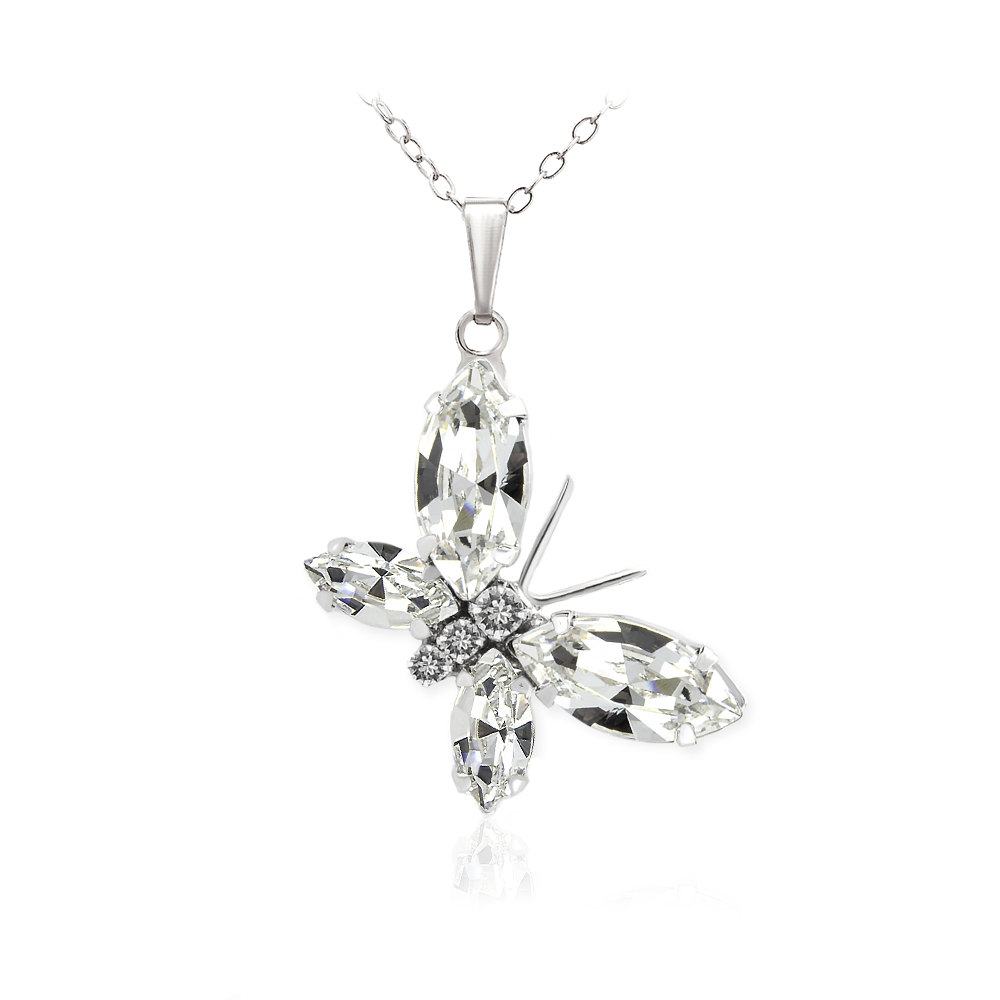 

Кулон KOBI Motylek 27*18 мм с камнями Swarovski модели 7730-1074-06