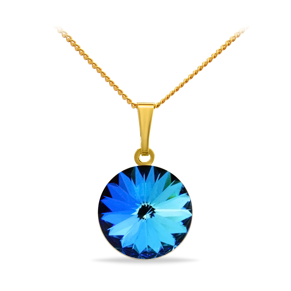 

Кулон c цепочкой KOBI RIVOLI 14 мм со Swarovski модели 7730-1187-35-35