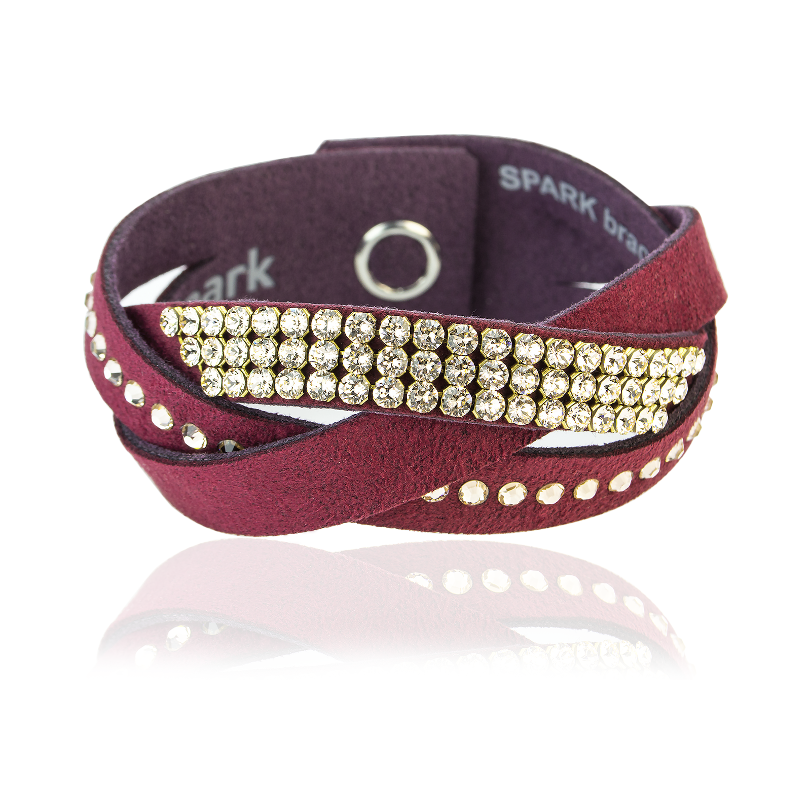 

Замшевый браслет SPARK Mix Braid со Swarovski модели BMIX1W3BUSL