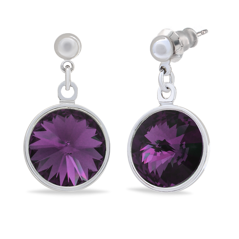 

Серьги KOBI RIVOLI KOLO 12 мм со Swarovski модели 7740-1076-11-32