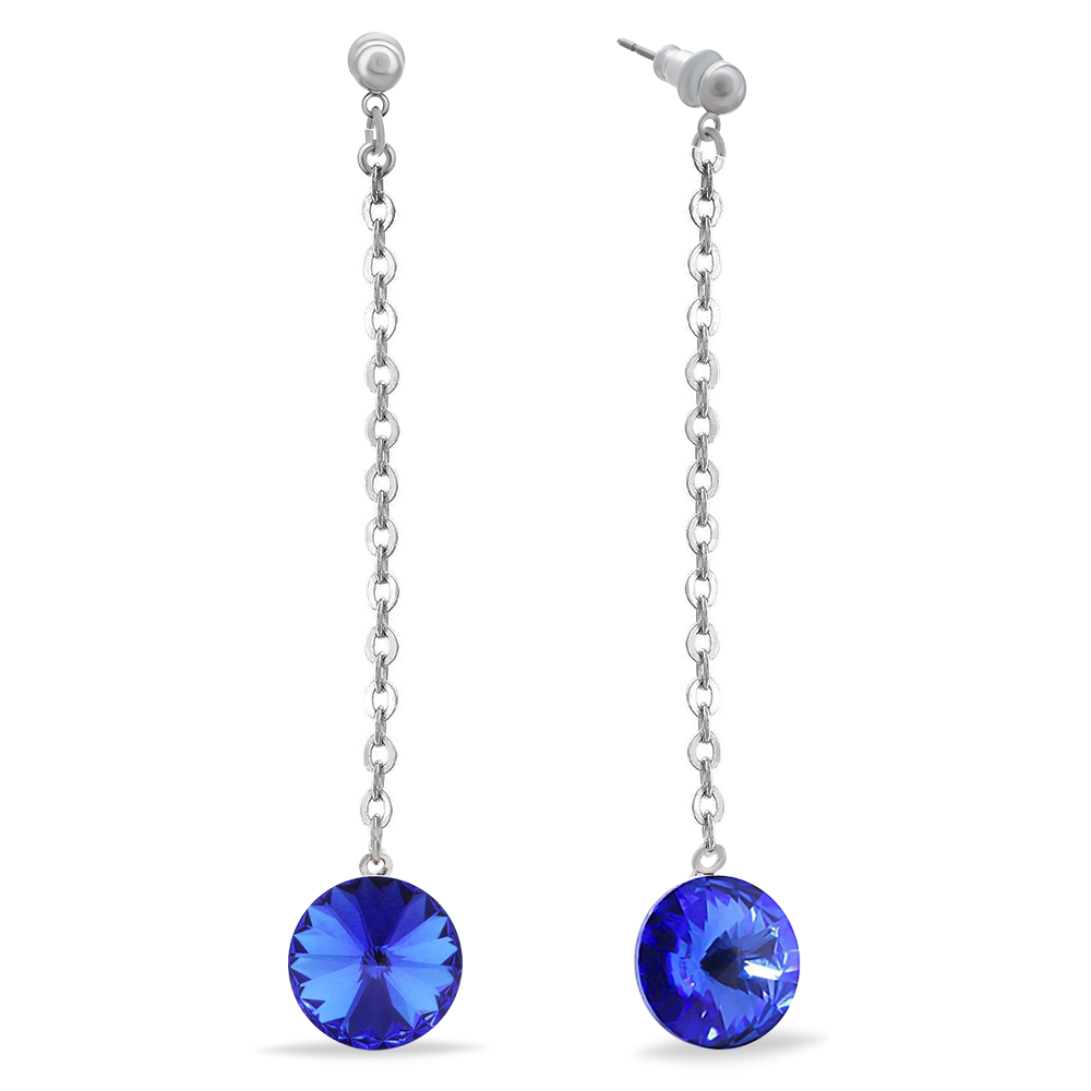 

Серьги KOBI RIVOLI KOLO na retizek 12 мм со Swarovski модели 7740-1074-06-32