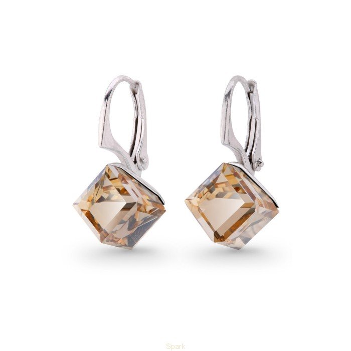 

Серебряные серьги SPARK Cube 8 мм со Swarovski модели KA48418GS