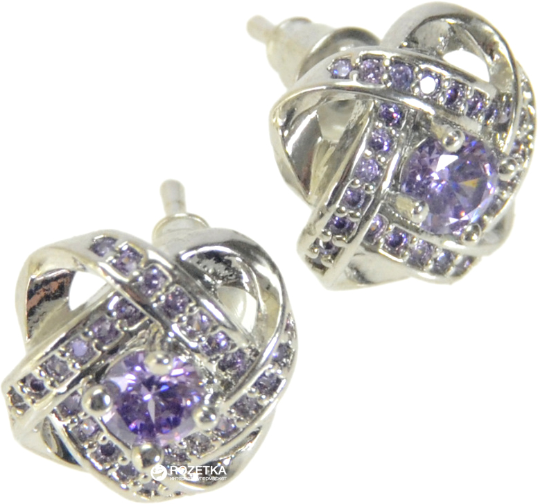 

Серьги Traum 4212-10 Фиолетовые
