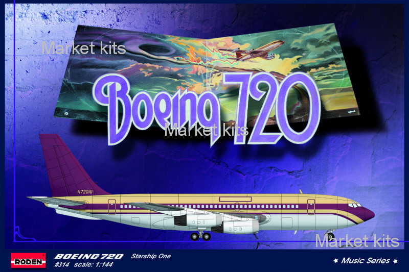 

Авиалайнер Boeing 720 "Starship One" 1:144 RODEN (RN314)