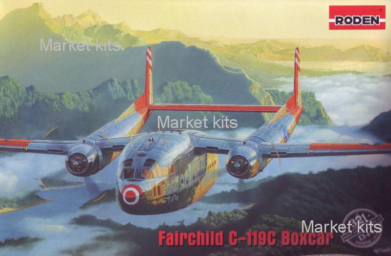 

Военно-транспортный самолет Fairchild C-119С Boxcar 1:144 RODEN (RN321)