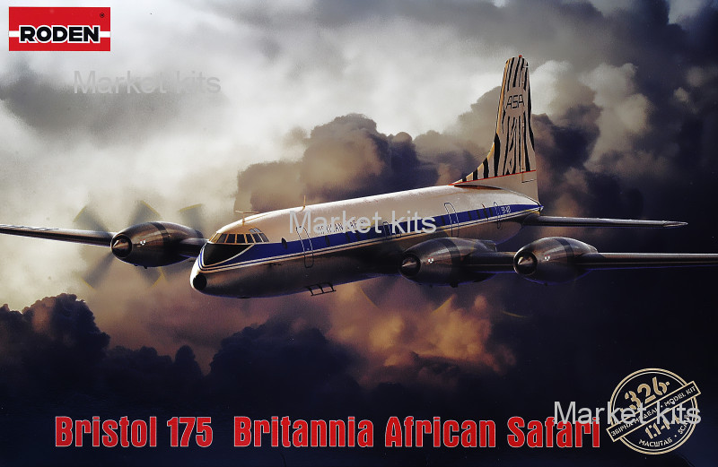 

Лайнер Bristol 175 Britannia "African Safari" 1:144 RODEN (RN326)