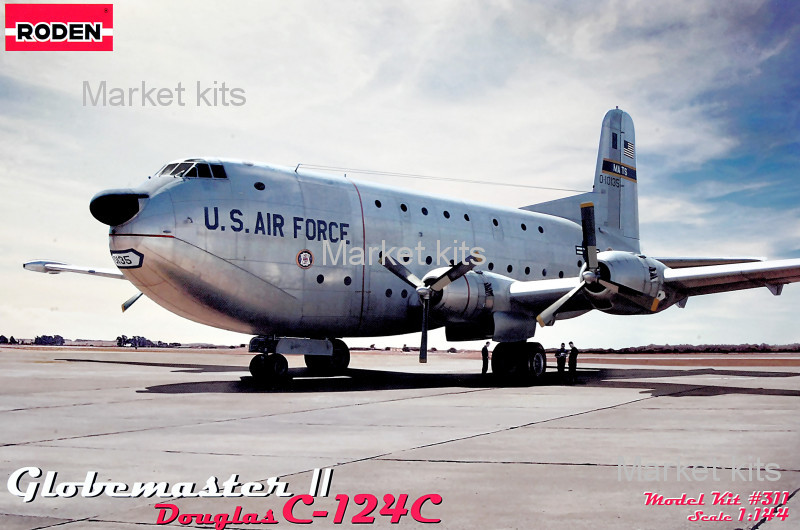 

Грузовой самолет Douglas C-124C Globemaster II 1:144 RODEN (RN311)