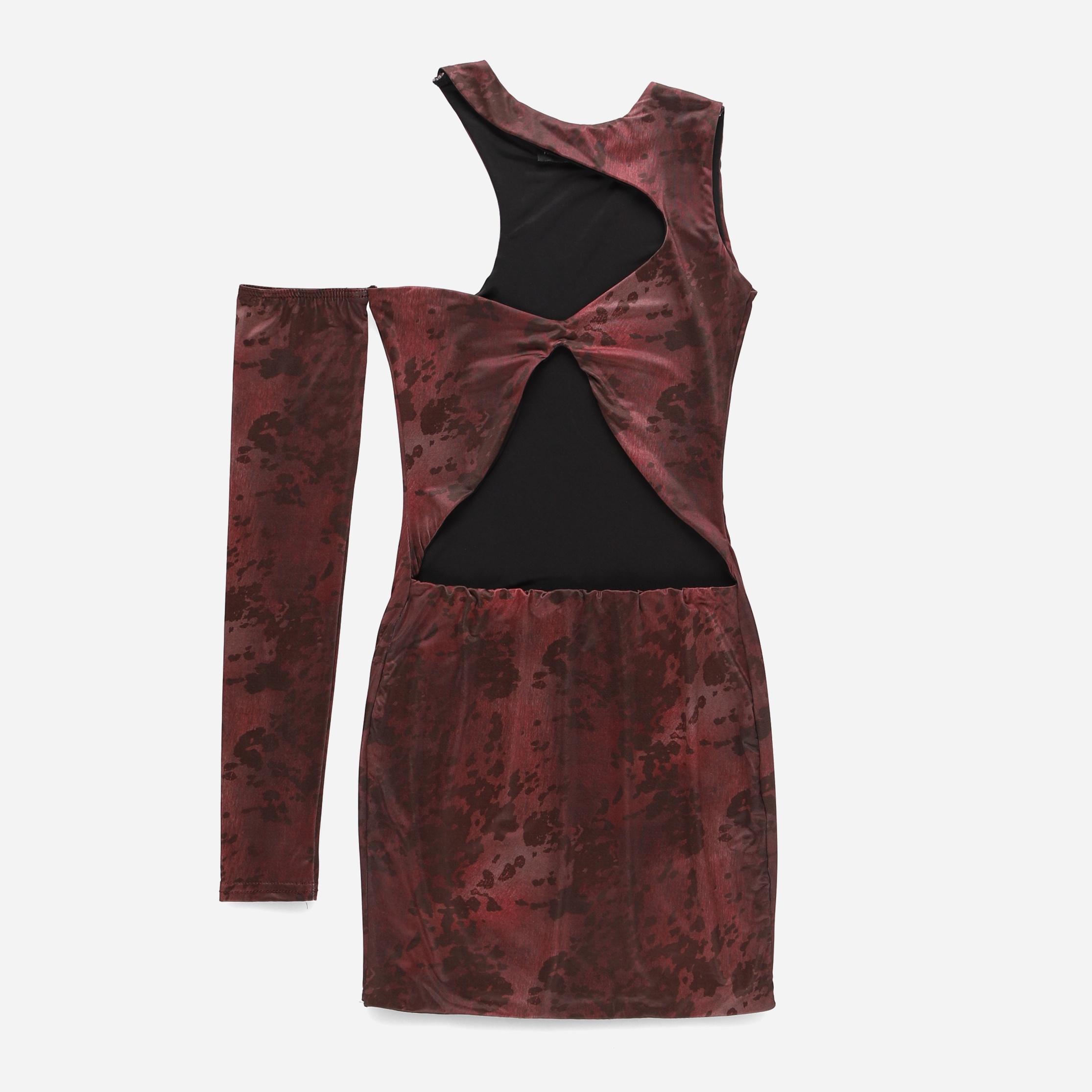 Акція на Сукня коротка літня жіноча Pretty Little Thing GD-00187866 6 Бордова від Rozetka