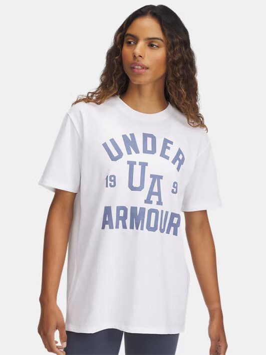 Футболка оверсайз довга жіноча Under Armour Ua Hwt Os Collegiate Ss 1389749-100 XS Біла від Rozetka на платформі USKIDKA Акція на Футболка оверсайз довга жіноча Under Armour Ua Hwt Os Collegiate Ss 1389749-100 XS Біла від Rozetka