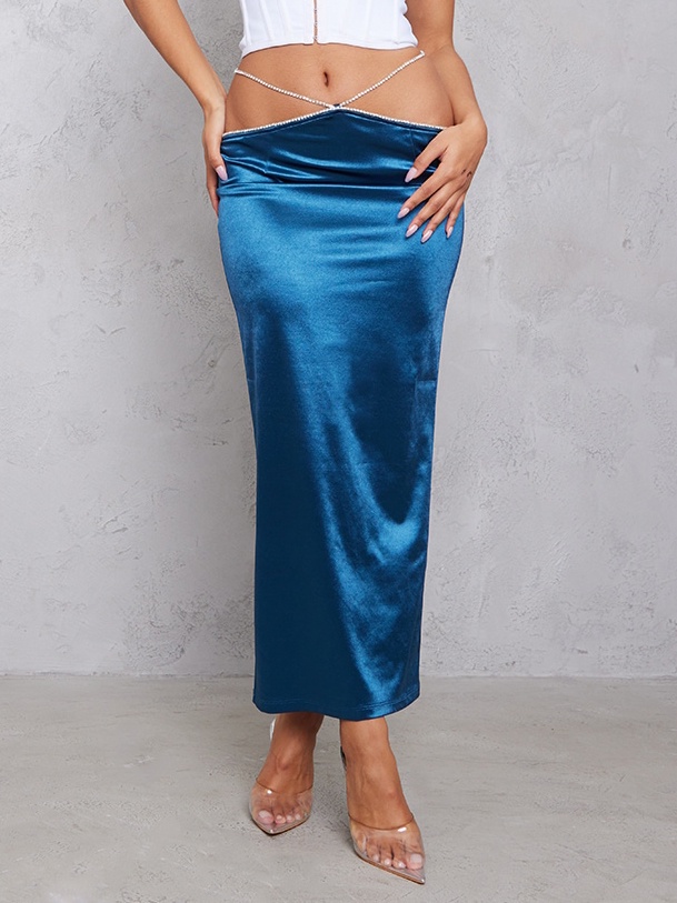 Акція на Спідниця довга літня жіноча Pretty Little Thing GD-00187748 14 Синя від Rozetka