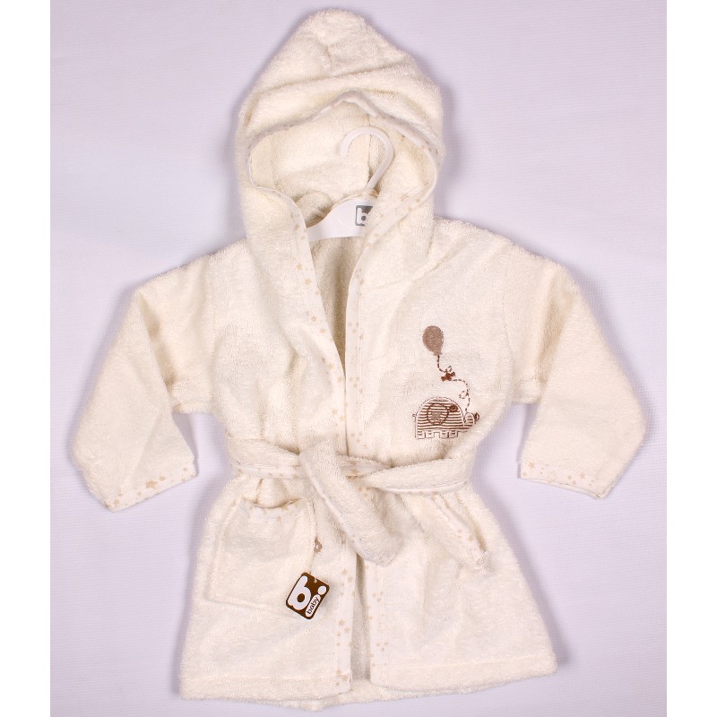

Халат для мальчика BIBABY 66147 92 см кремовый/коричневый (463405)