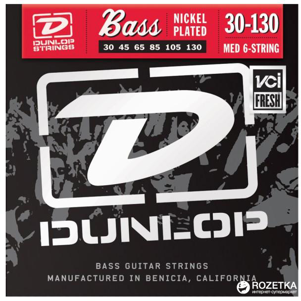 

Dunlop DBN30130 Nickel Plated Steel Medium 6-String (30-130)
