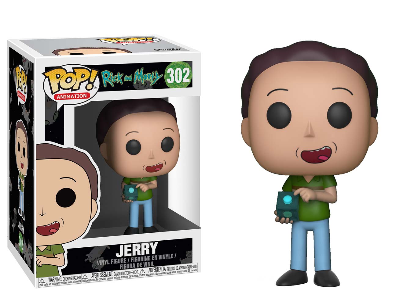 

Фигурка Funko POP! Рик и Морти - Джерри Смит #302