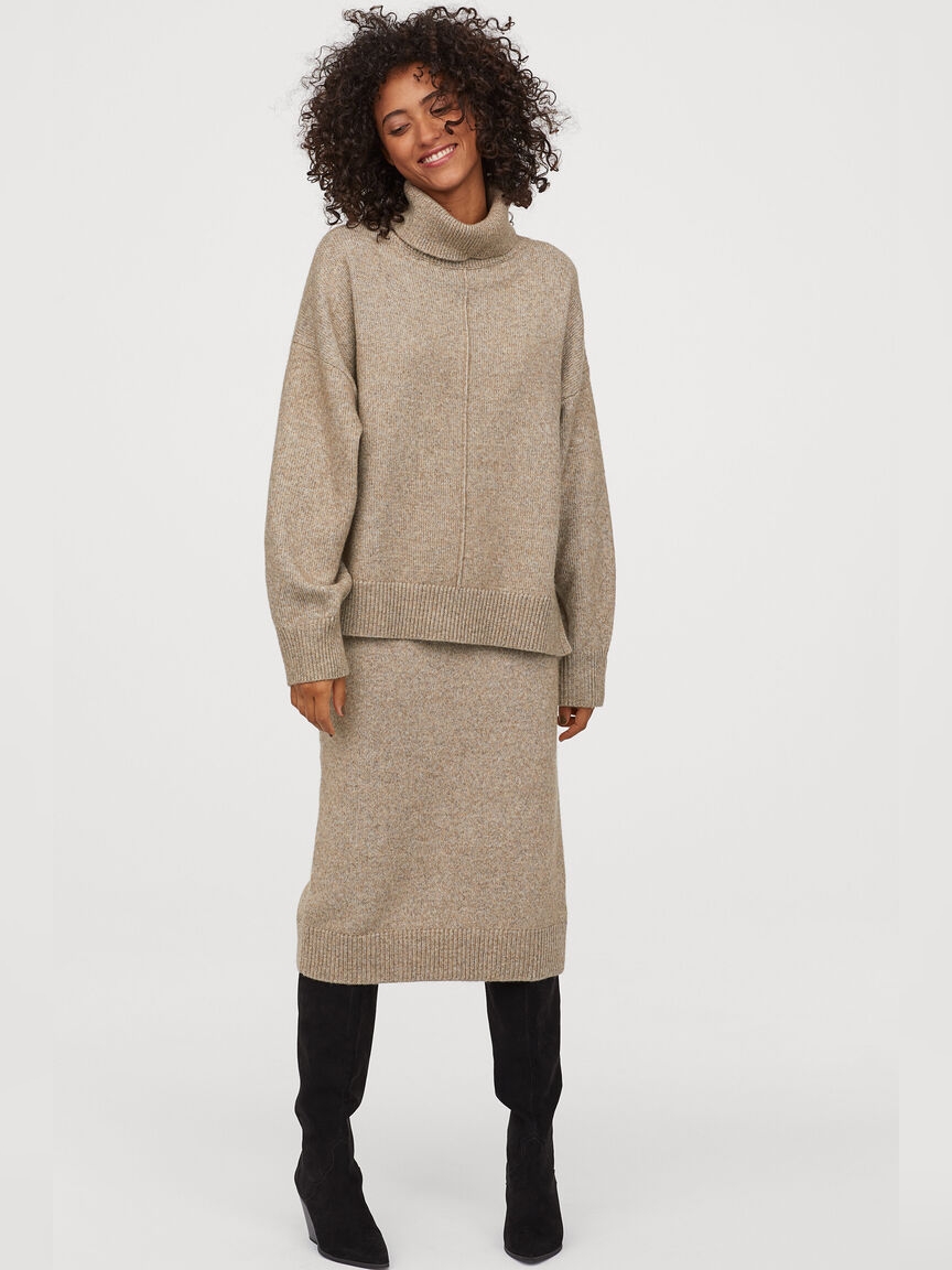 

Юбка H&M 0791787-0 M Бежевая