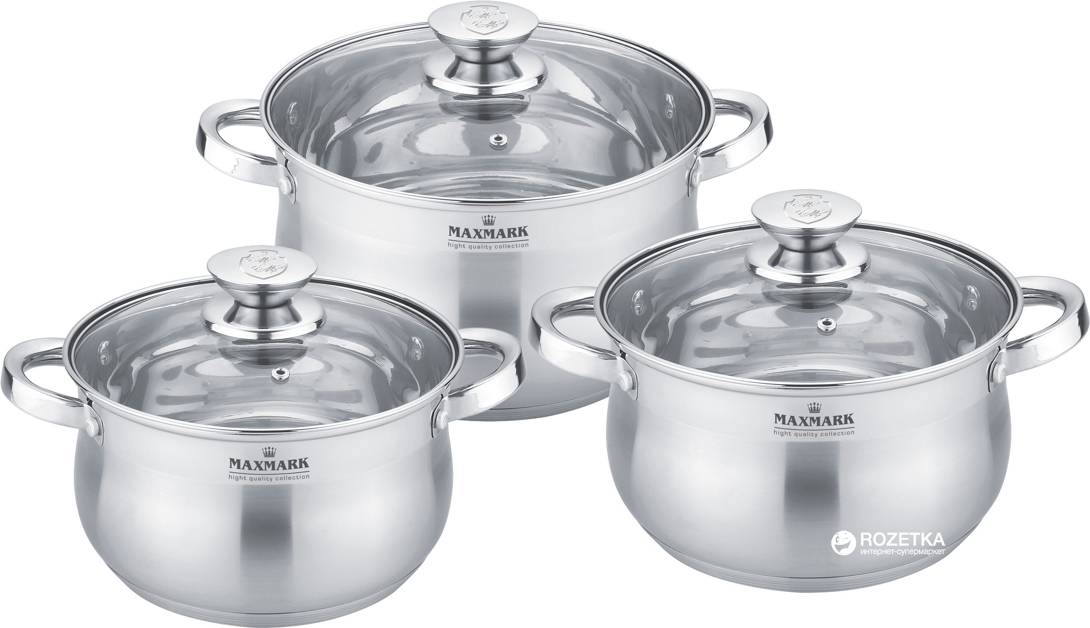 

Набор посуды Maxmark из 6 предметов (MK-BL2506B)
