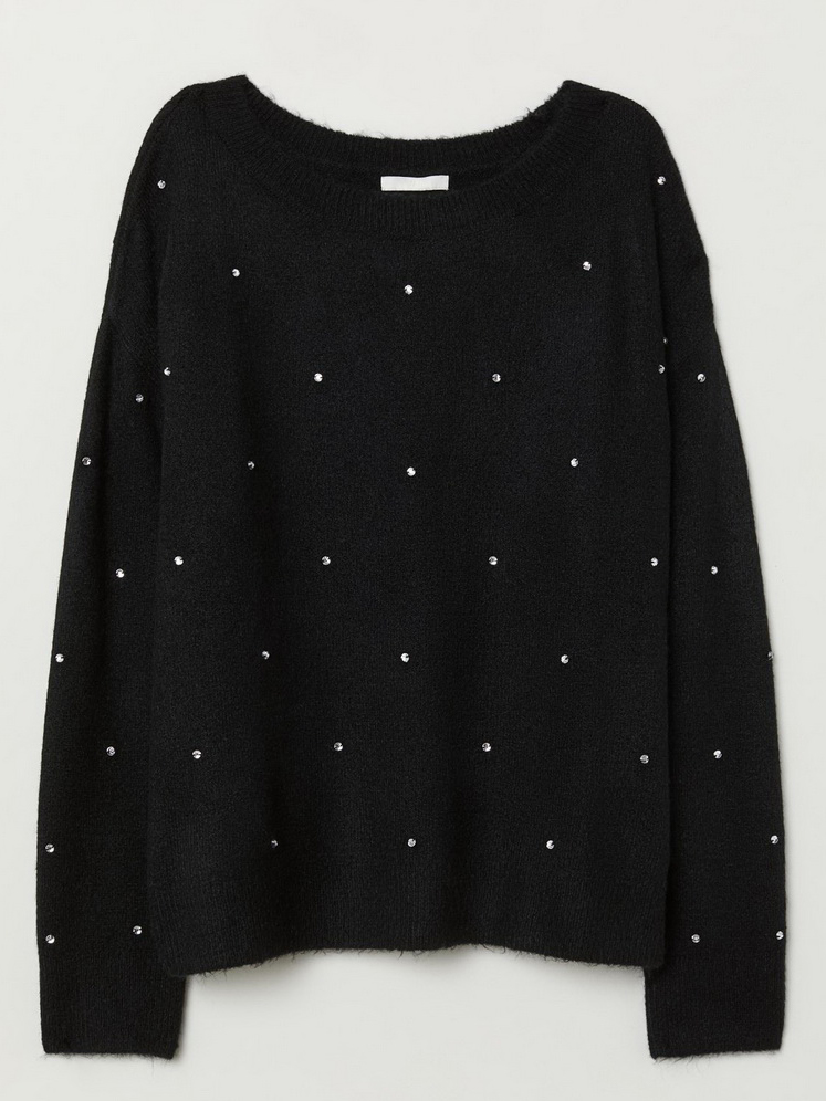

Джемпер H&M 0676573-8 M Черный