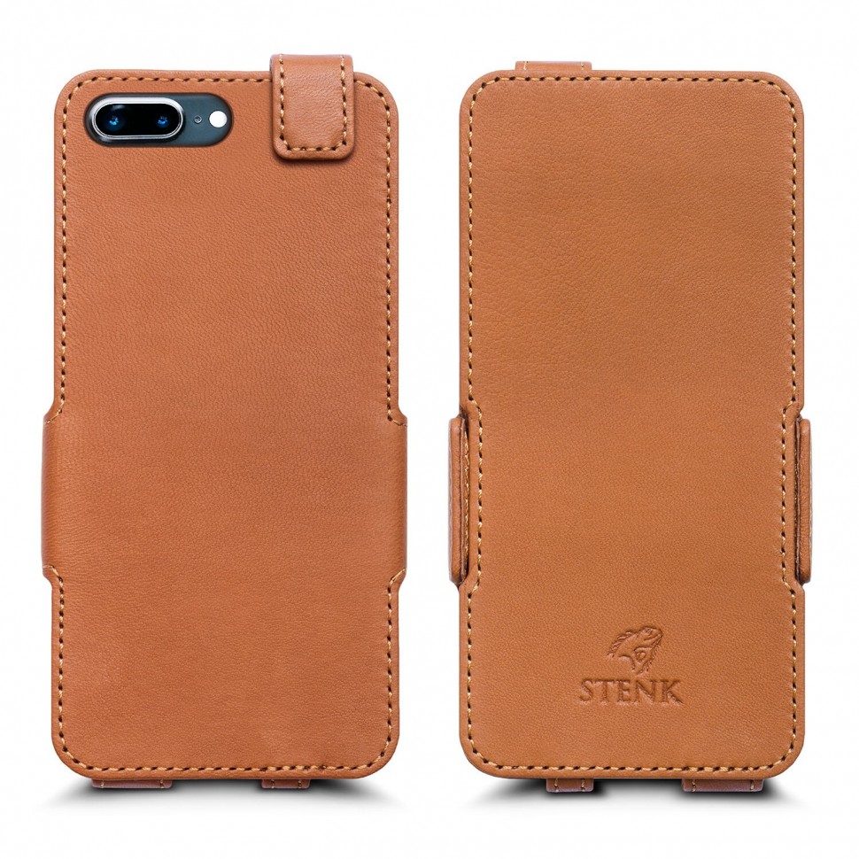 

Чехол флип Stenk Prime для Apple iPhone 8 Plus Camel