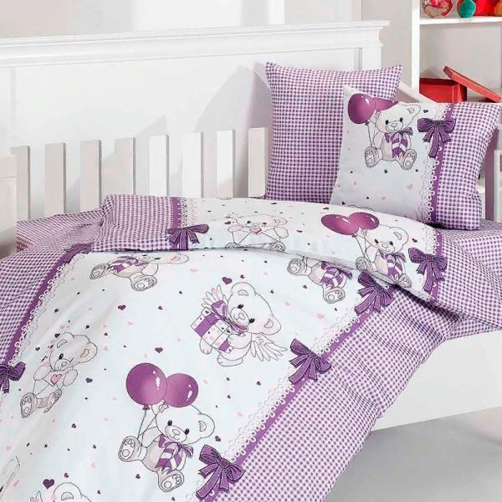 

Комплект постельного белья детский First Choice Baby bear Lila 100х150 (FCB-0003)
