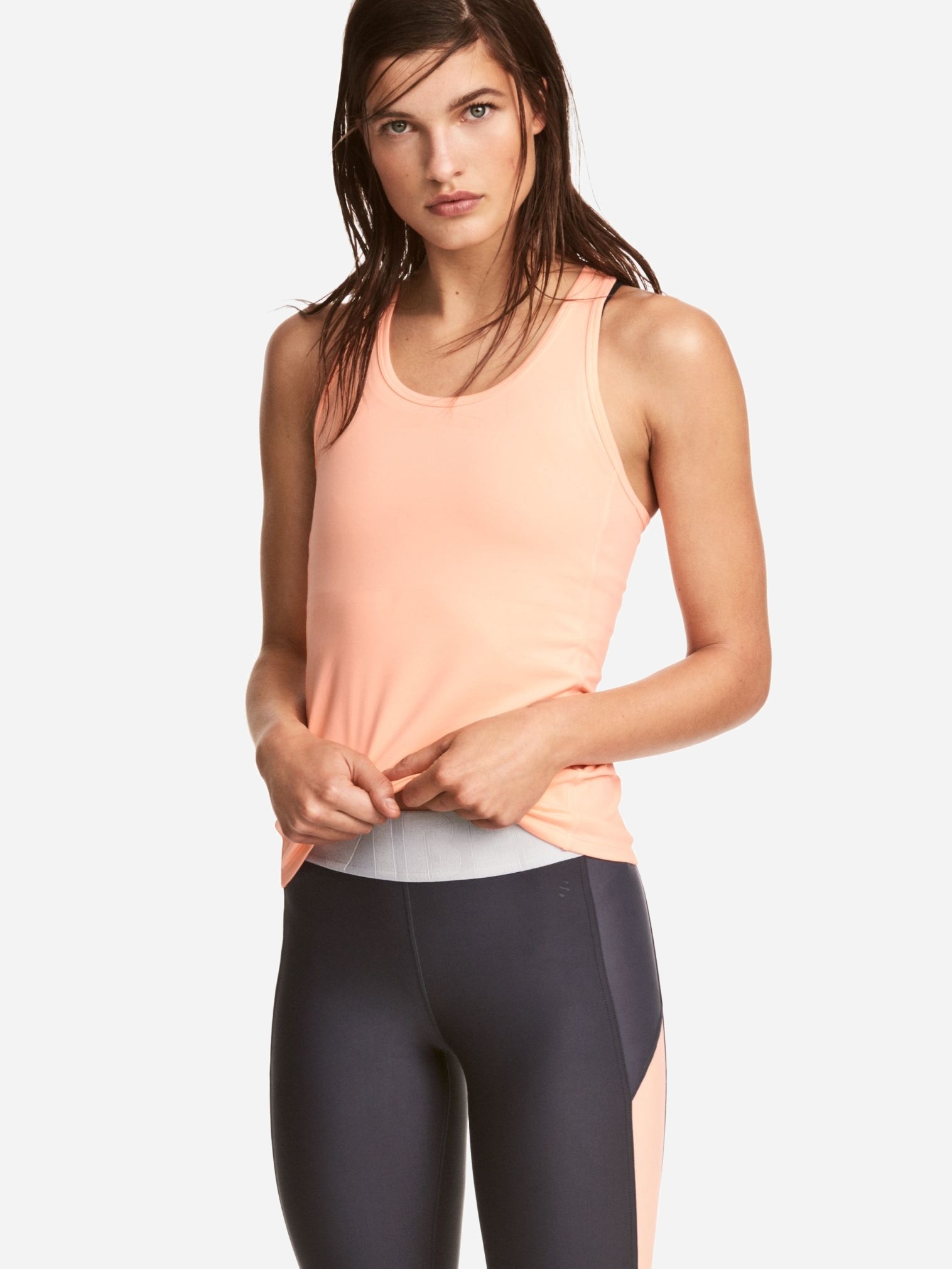 

Спортивная майка H&M Sport 4539886RP1  Неоновая/Персиковая, Спортивная майка H&M Sport 4539886RP1 L Неоновая/Персиковая