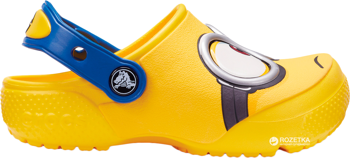 

Кроксы Crocs Kids FunLab Minions 204113-730-C7 23-24 14 см Желтые (191448172364)