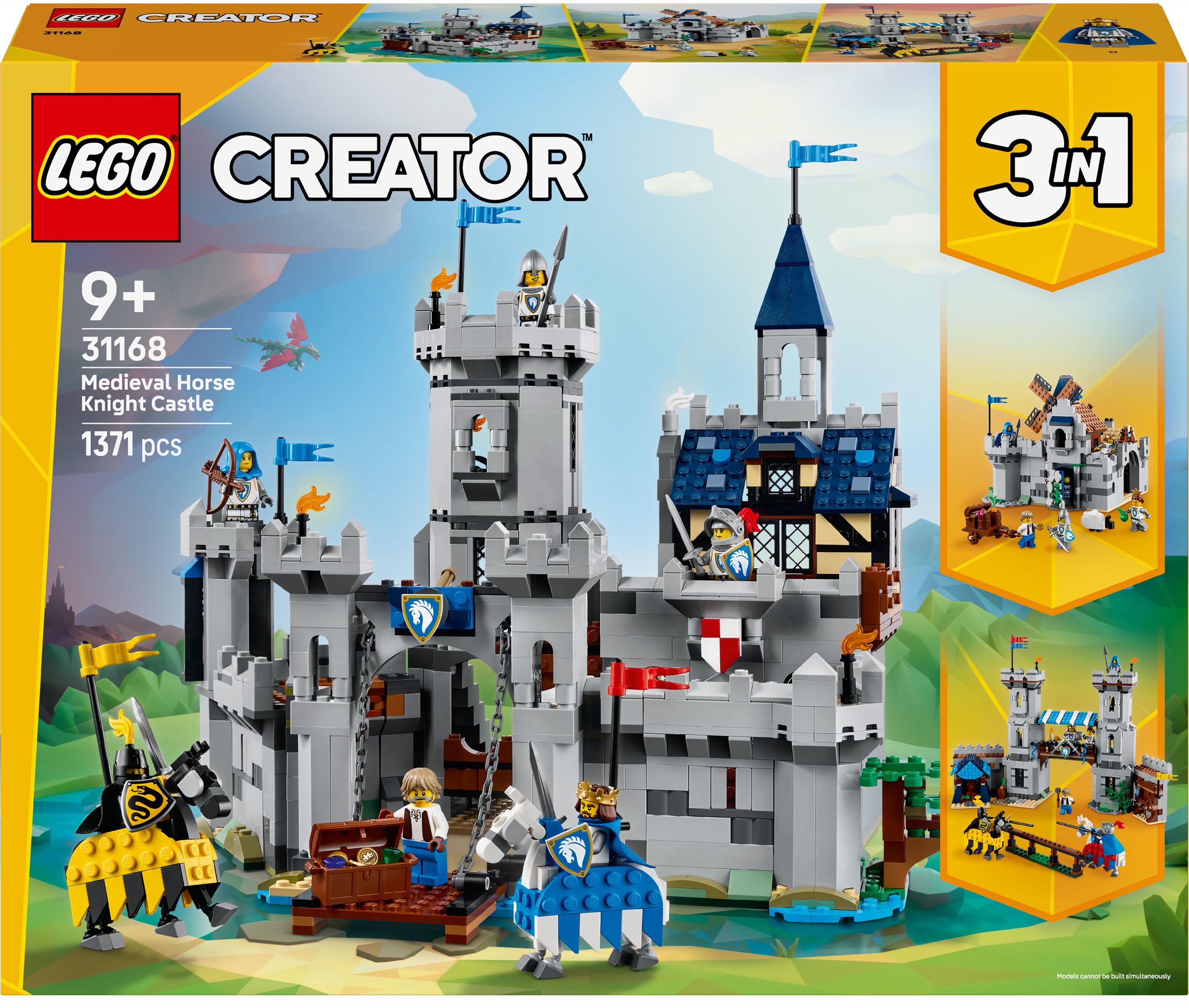 Конструктор LEGO Creator Средневековый замок с рыцарем на коне