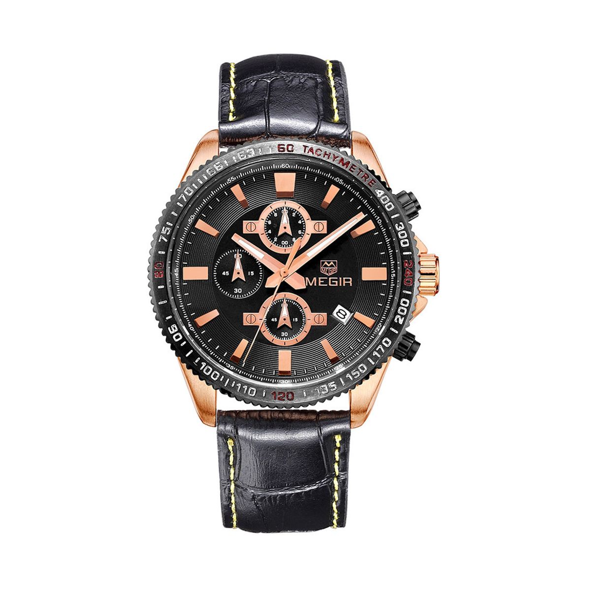 

Часы Megir Gold Black MG3001 (ML3001GTRBK-1)