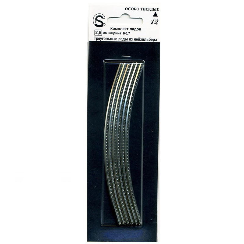 

Лады гитарные треугольные твердые ширина 2,5мм R 0.7 Sintoms 245120.070Se.h.