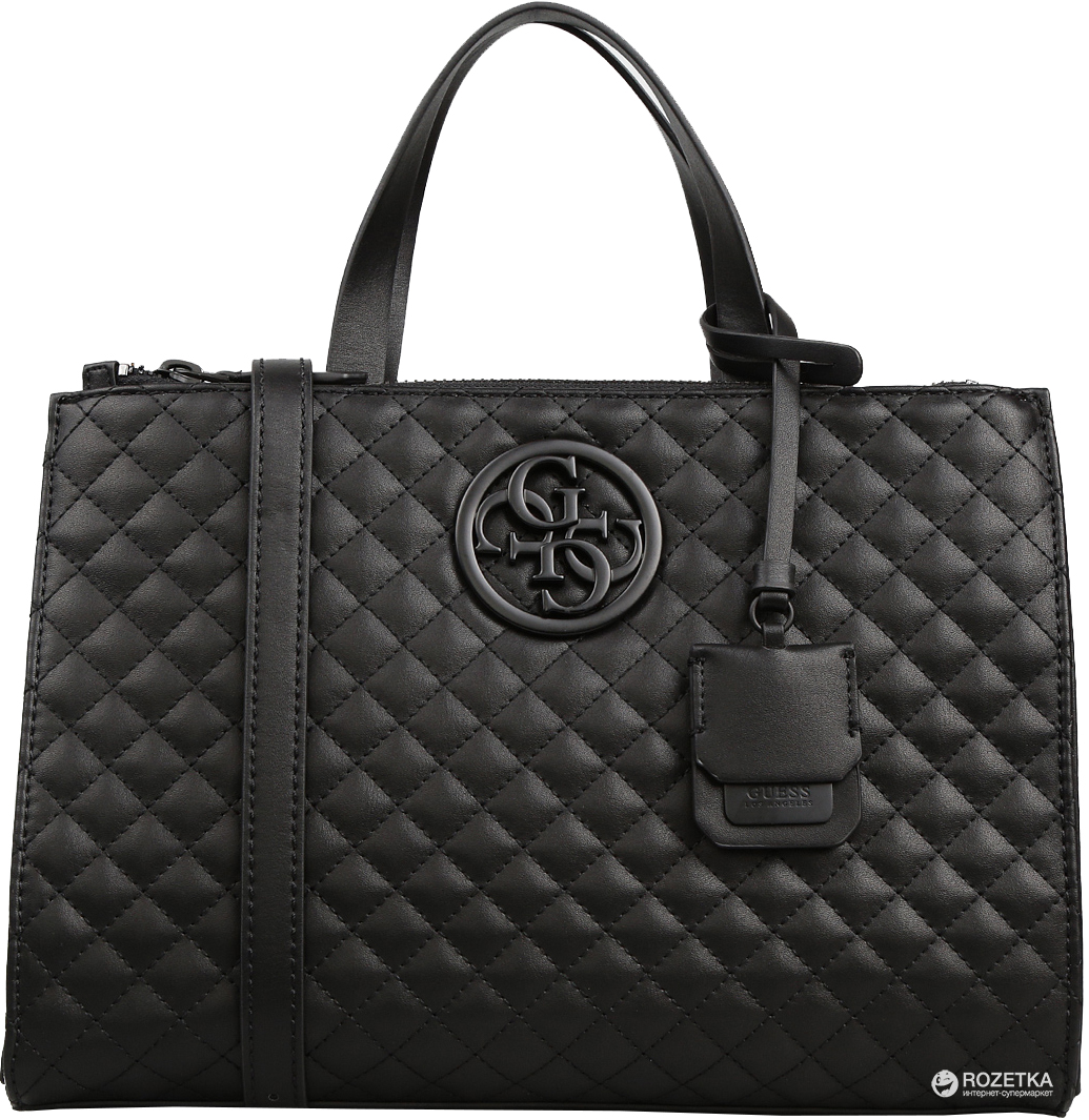 Женская сумка Guess G Lux Status Satchel HWVB6623060 Черная ...
