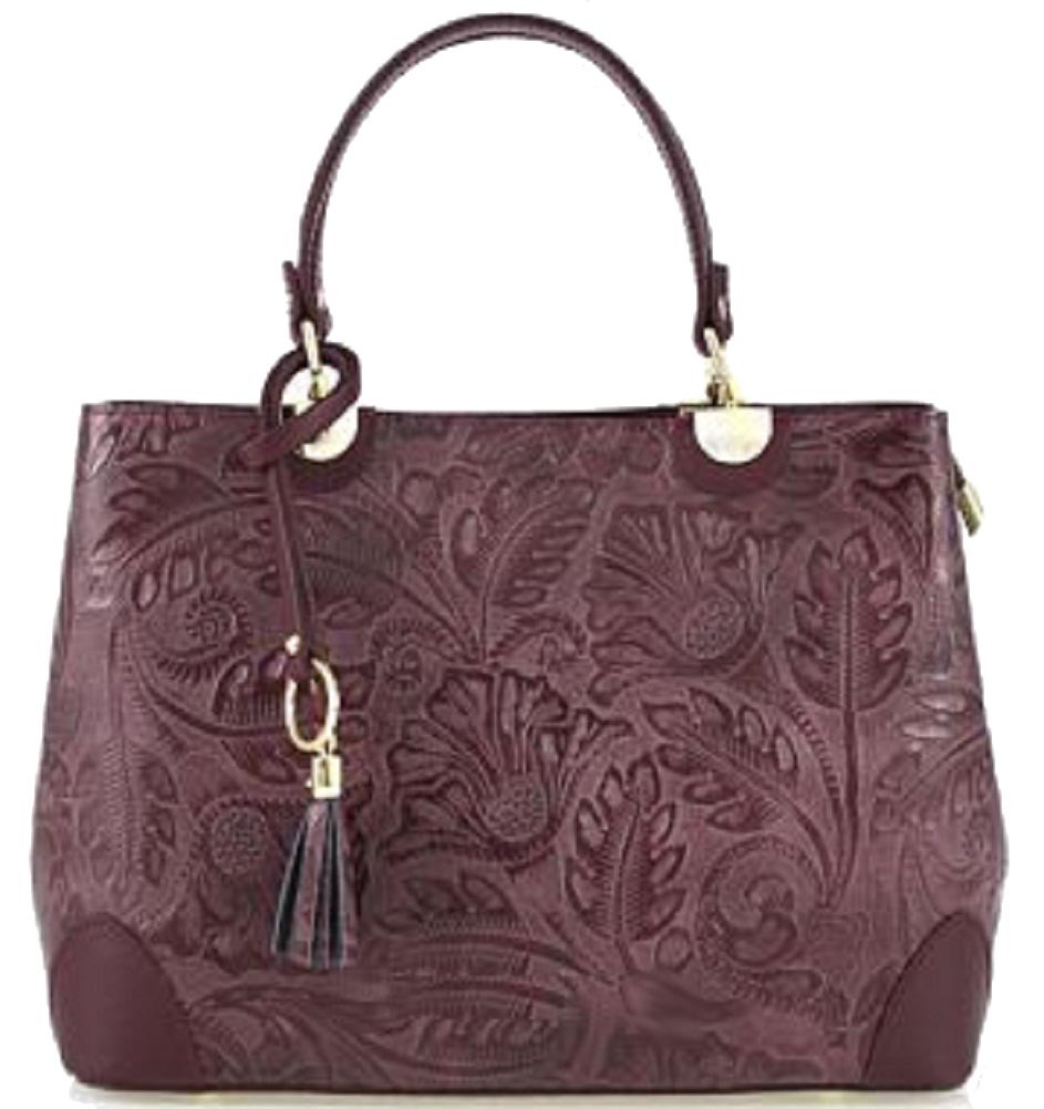 

Женская кожаная сумка Bottega Carele BC143 burgundy