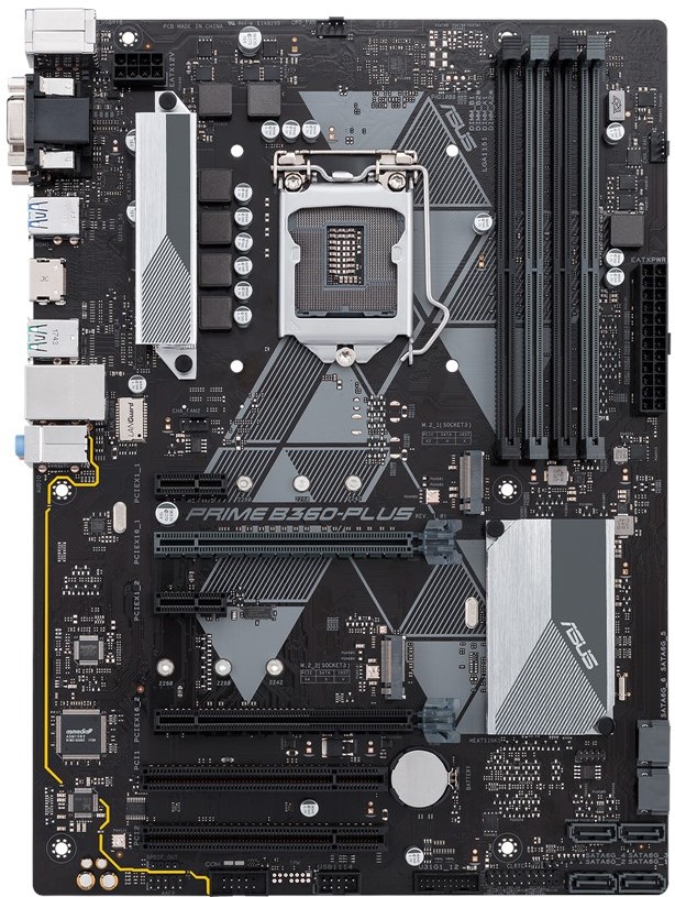 マザーボード PRIME B360-PLUS i5 8400 Материнская плата Asus Prime B360-Plus (s1151, Intel B360