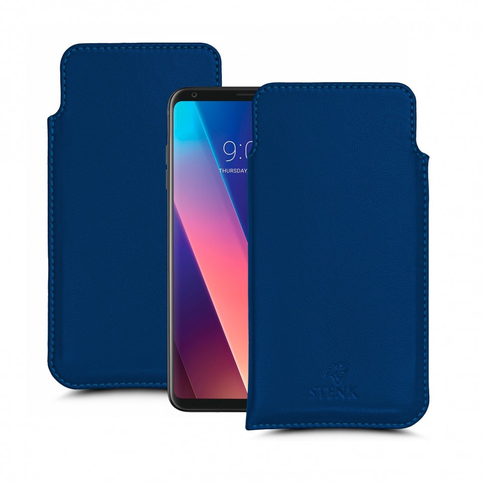 

Футляр Stenk Elegance для LG V30/ LG V30 Plus Синий