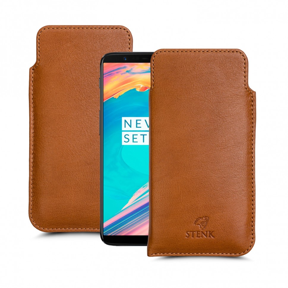 

Футляр Stenk Elegance для OnePlus 5T Camel