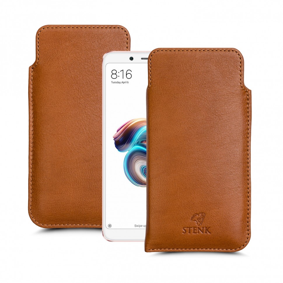 

Футляр Stenk Elegance для Xiaomi Redmi Note 5 Pro Camel