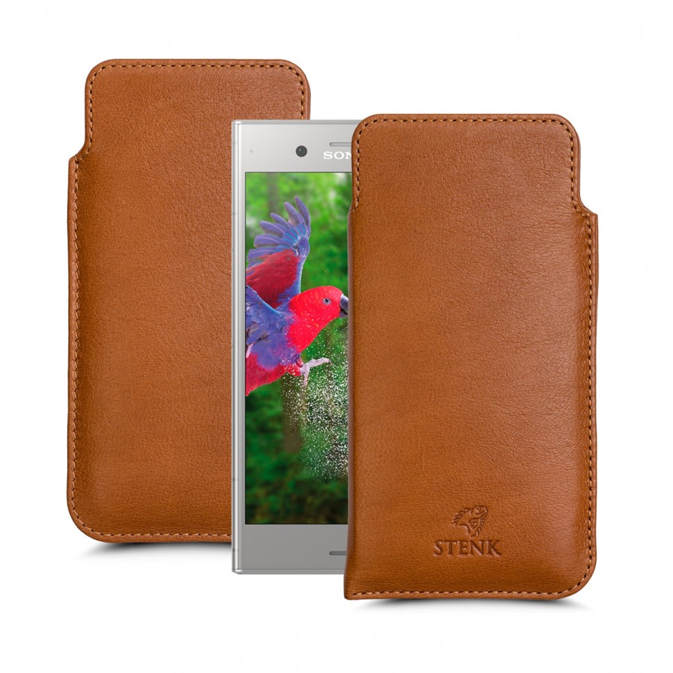 

Футляр Stenk Elegance для Sony Xperia XZ1 Camel