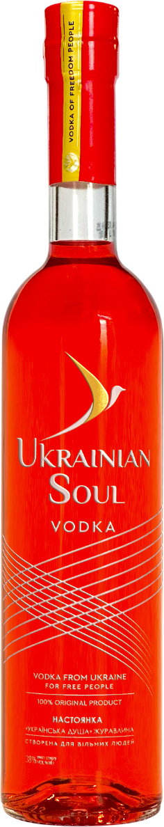 Настоянка Ukrainian Soul Українська душа Журавлина 0.7 л 38% (4820261822359)