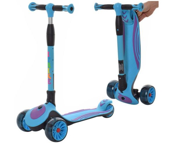 

Трехколесный самокат Scooter maxi JR3060-25--BLV складной, Синий