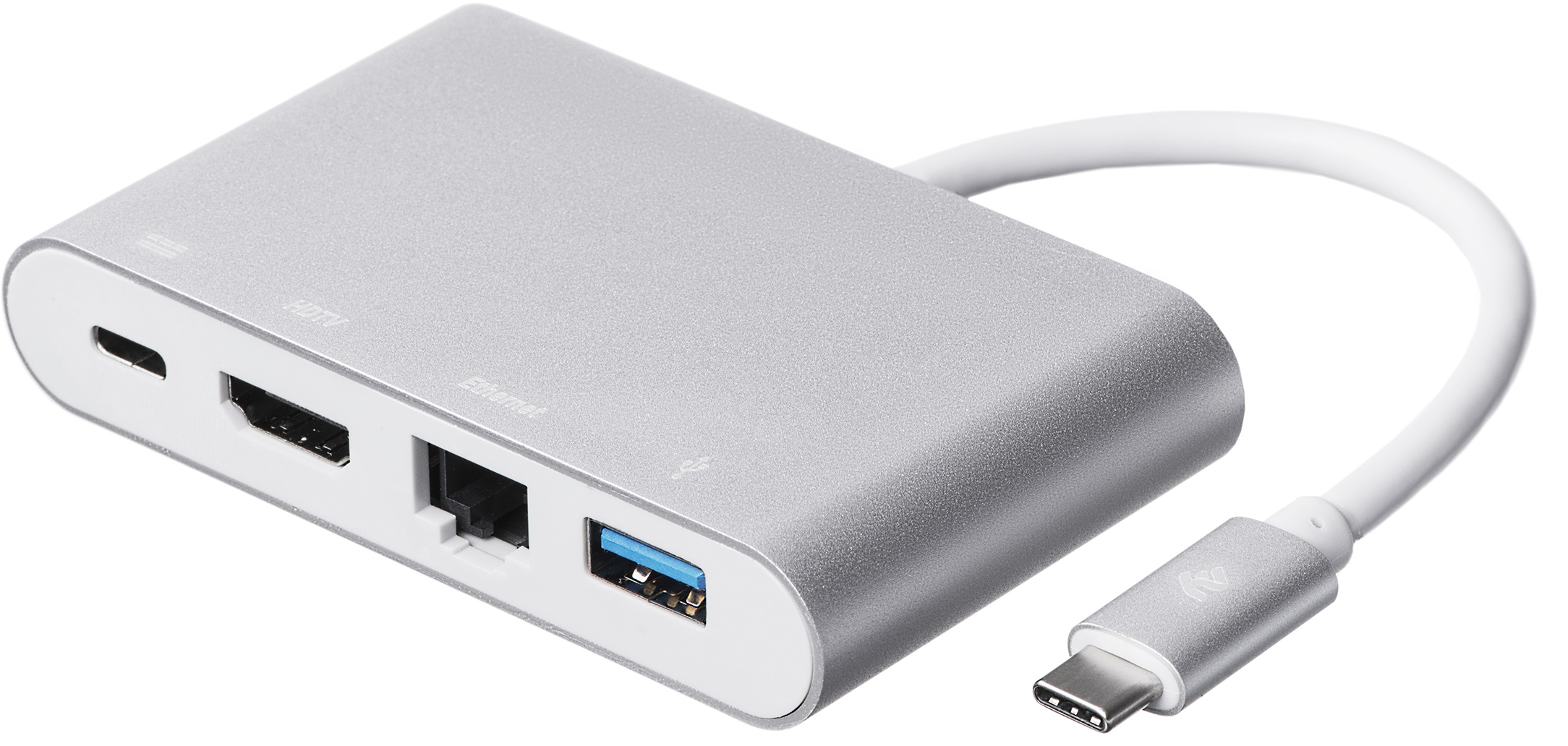 

Адаптер 2E Type-C - USB 3.0 Female + Gigabit RJ-45 + HDMI Female + USB Type-C Female 0.15 м (2EW-2532)