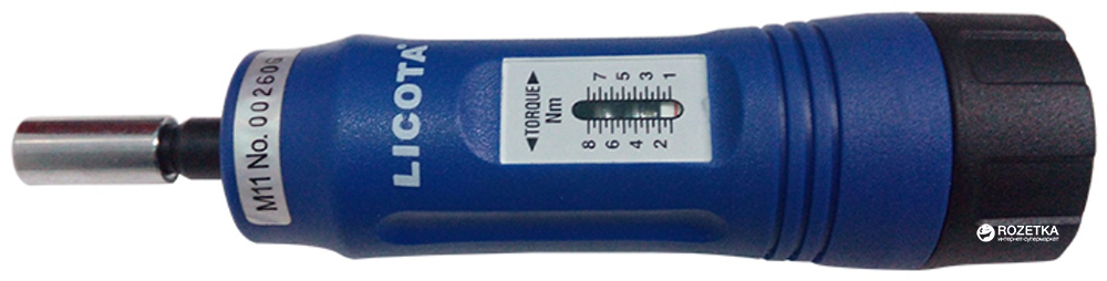 

Викрутка динамометрична Licota 1/4" 1-8 Nm (AWT-30105C)