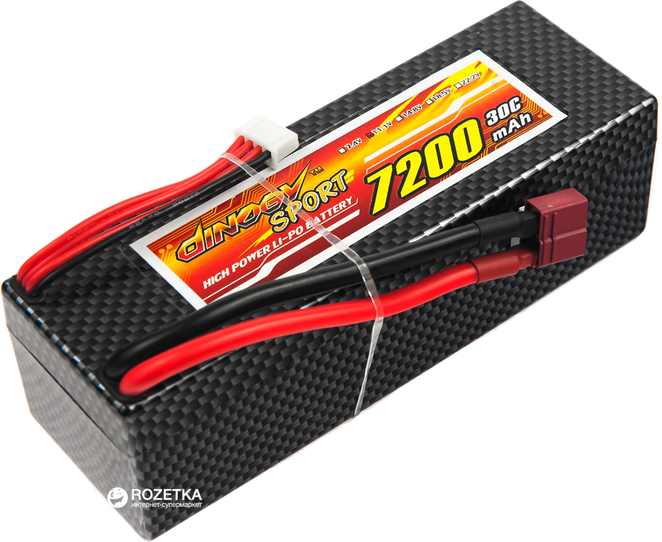 

Аккумулятор Dinogy Li-Pol 7200 mAh 11.1V 3S 30C Hardcase 41x46x138мм T-Plug (2711675426672)
