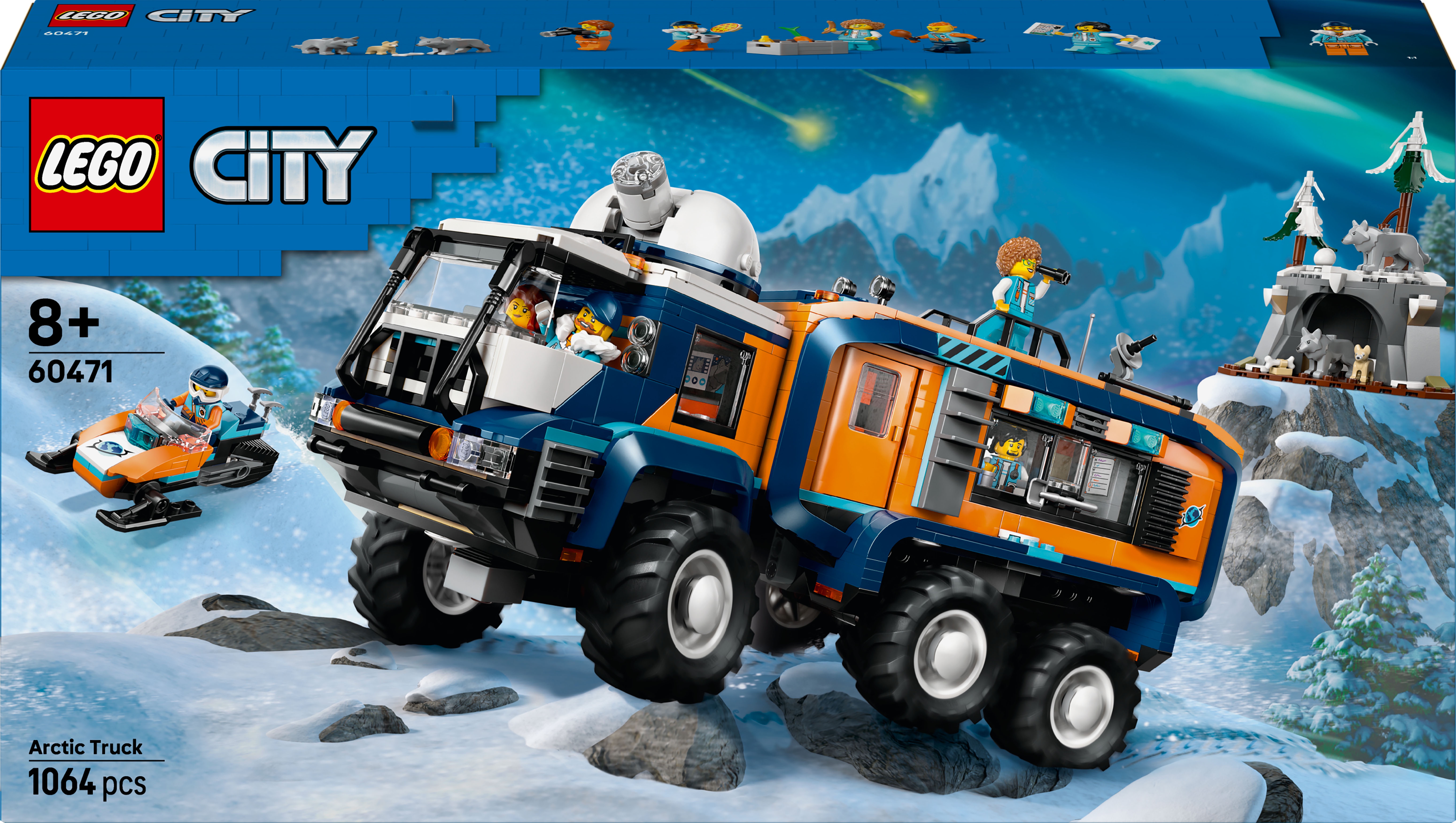 Конструктор LEGO City Арктична дослідницька вантажівка з науковою
