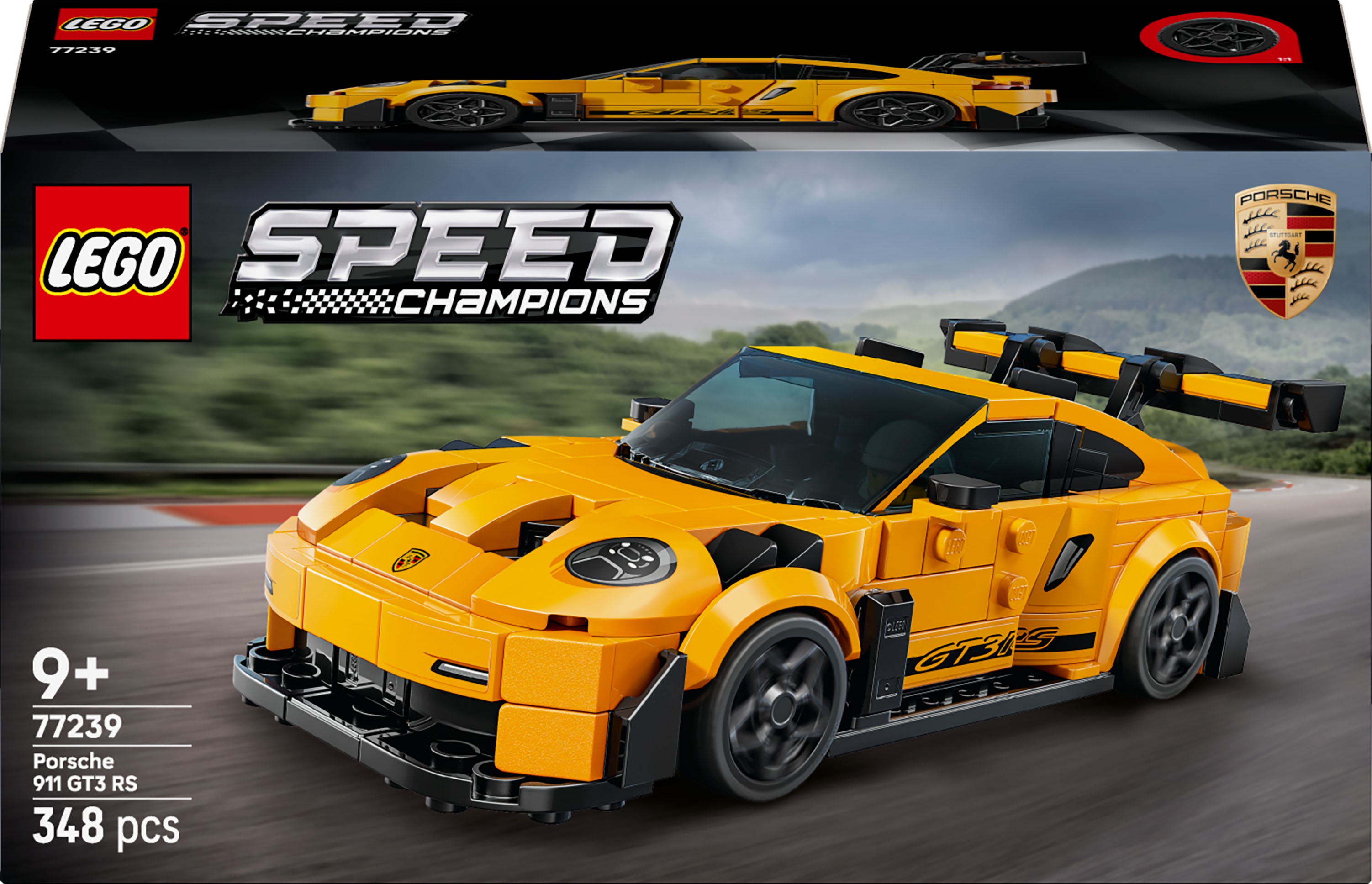 Конструктор LEGO Speed Champions Суперкар Porsche 911 GT3 RS 348