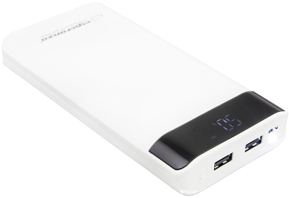 Акція на УМБ Esperanza Photon 17400 mAh White (EMP120W) від Rozetka UA