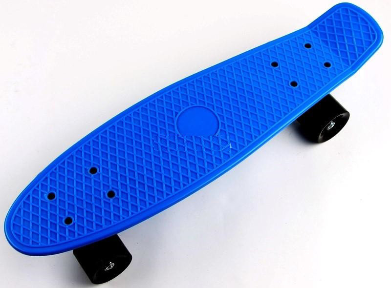 

Скейтборд Penny Board Original 22 Синяя Доска Черные Колеса (246735575)