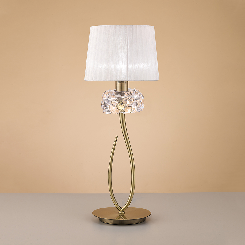 

Настольная лампа Mantra 4736 Loewe Antique Brass