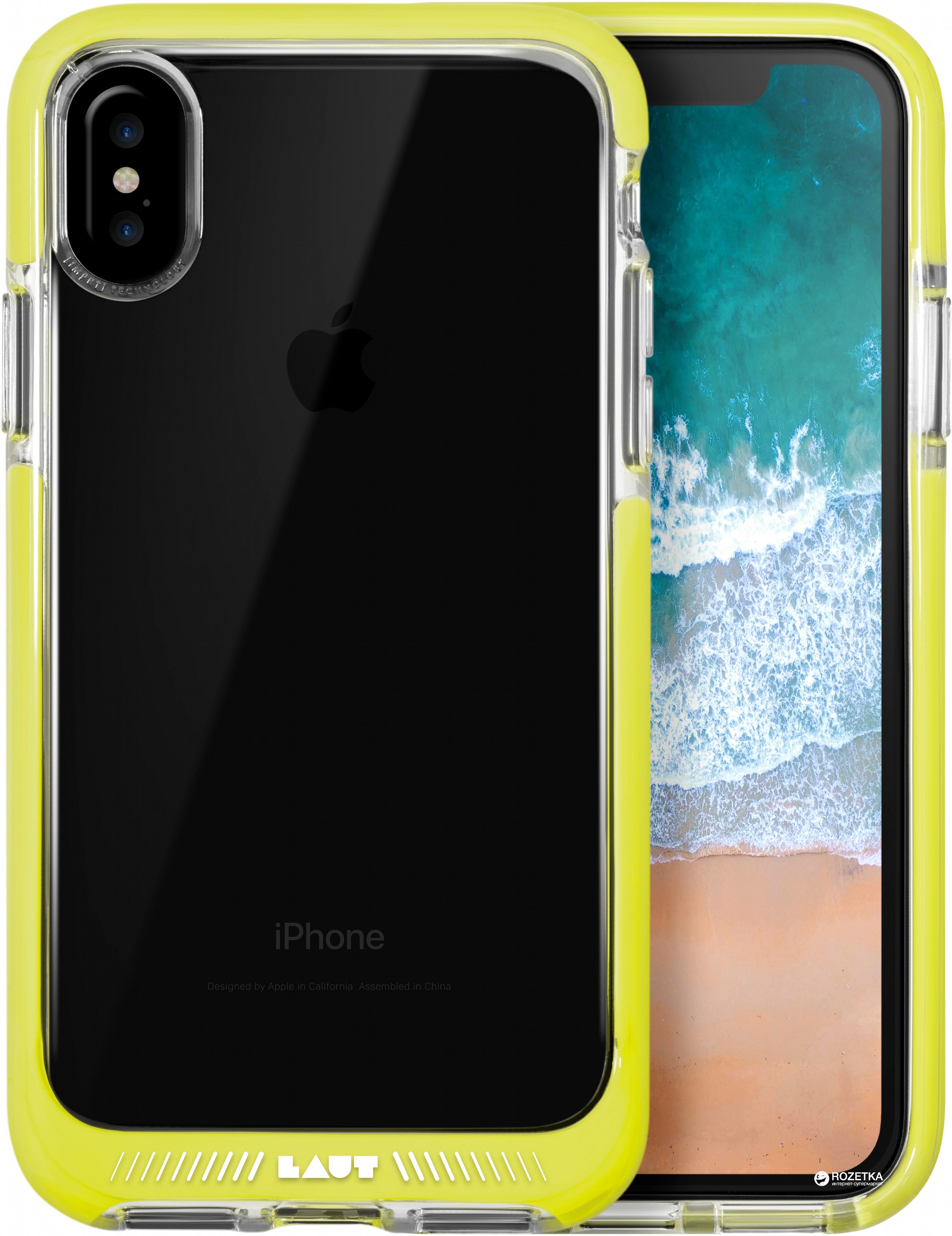 

Панель Laut Fluro для Apple iPhone X/Xs Yellow